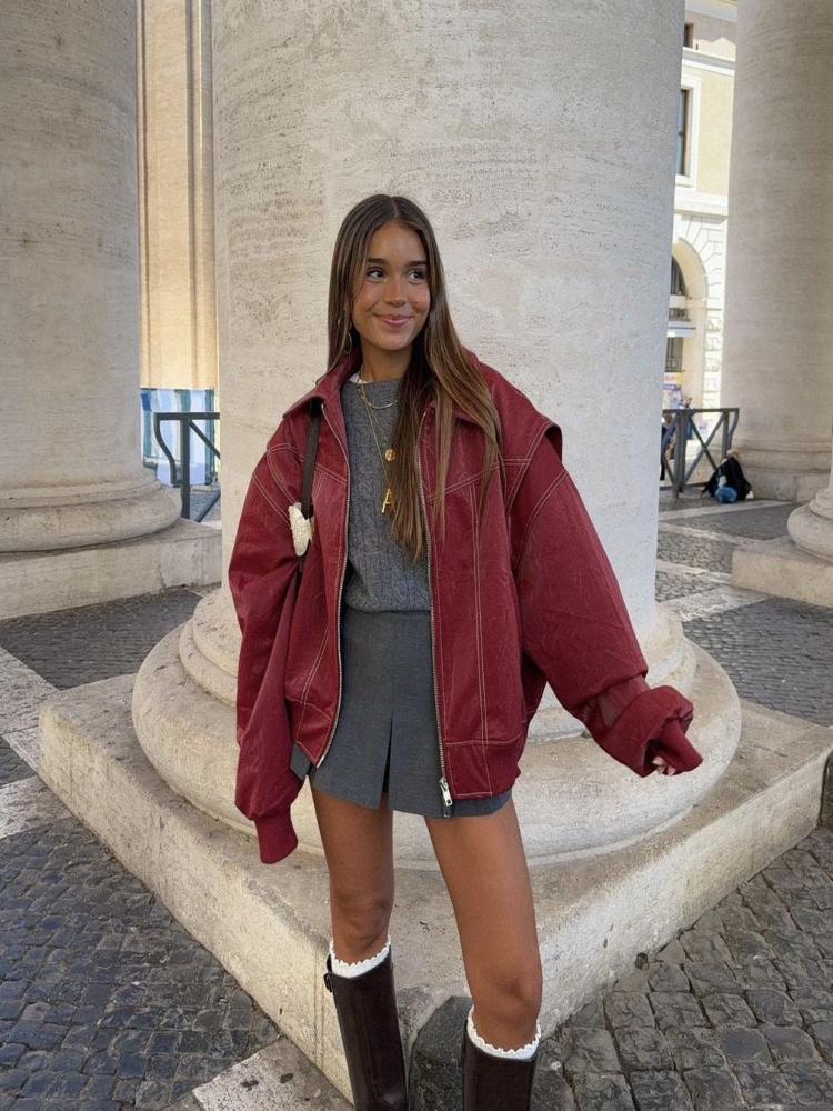 Rouge Oversized Jacket