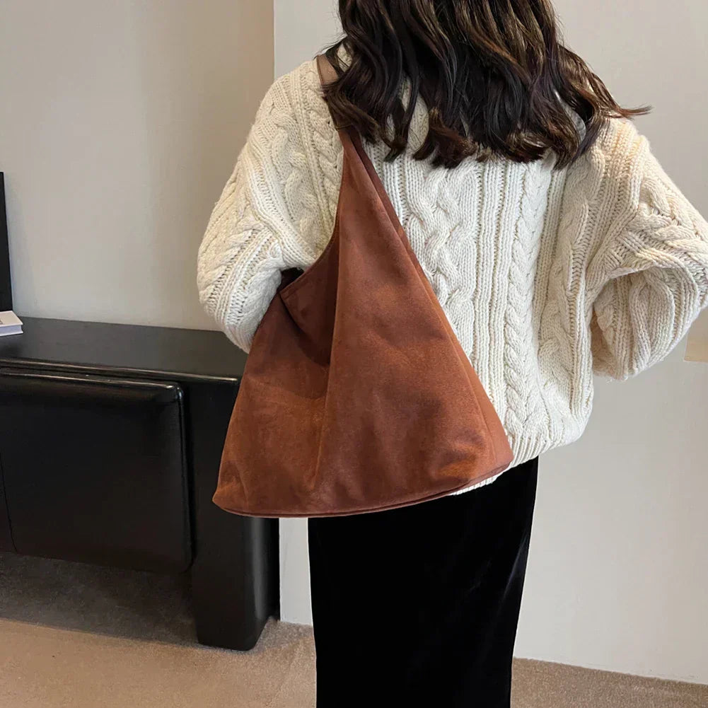 Suede Shoulder Bag