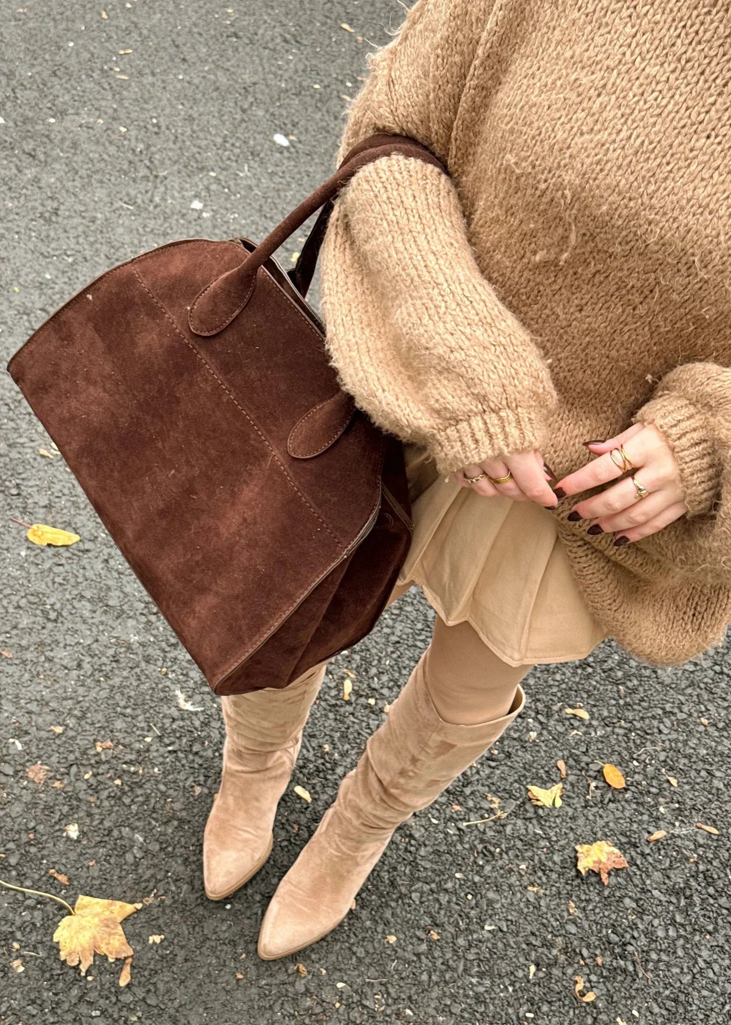 Esther - Suede bag