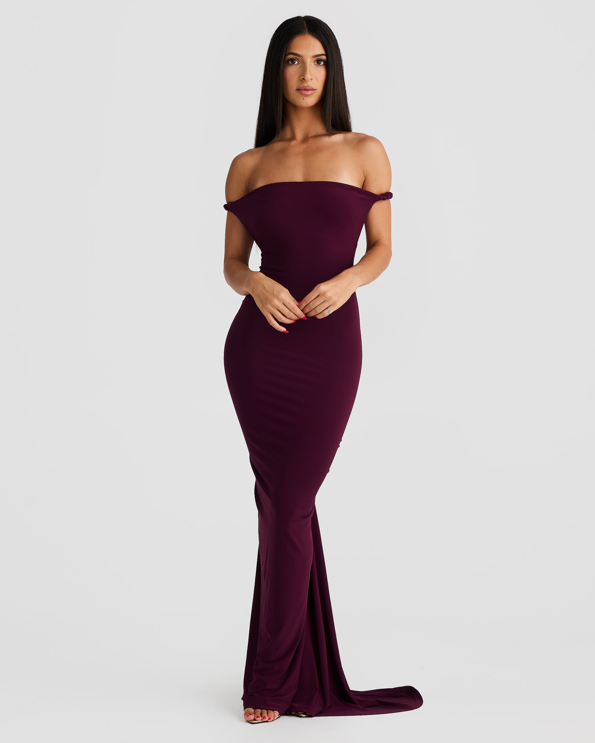 Valencia Off-Shoulder Gown