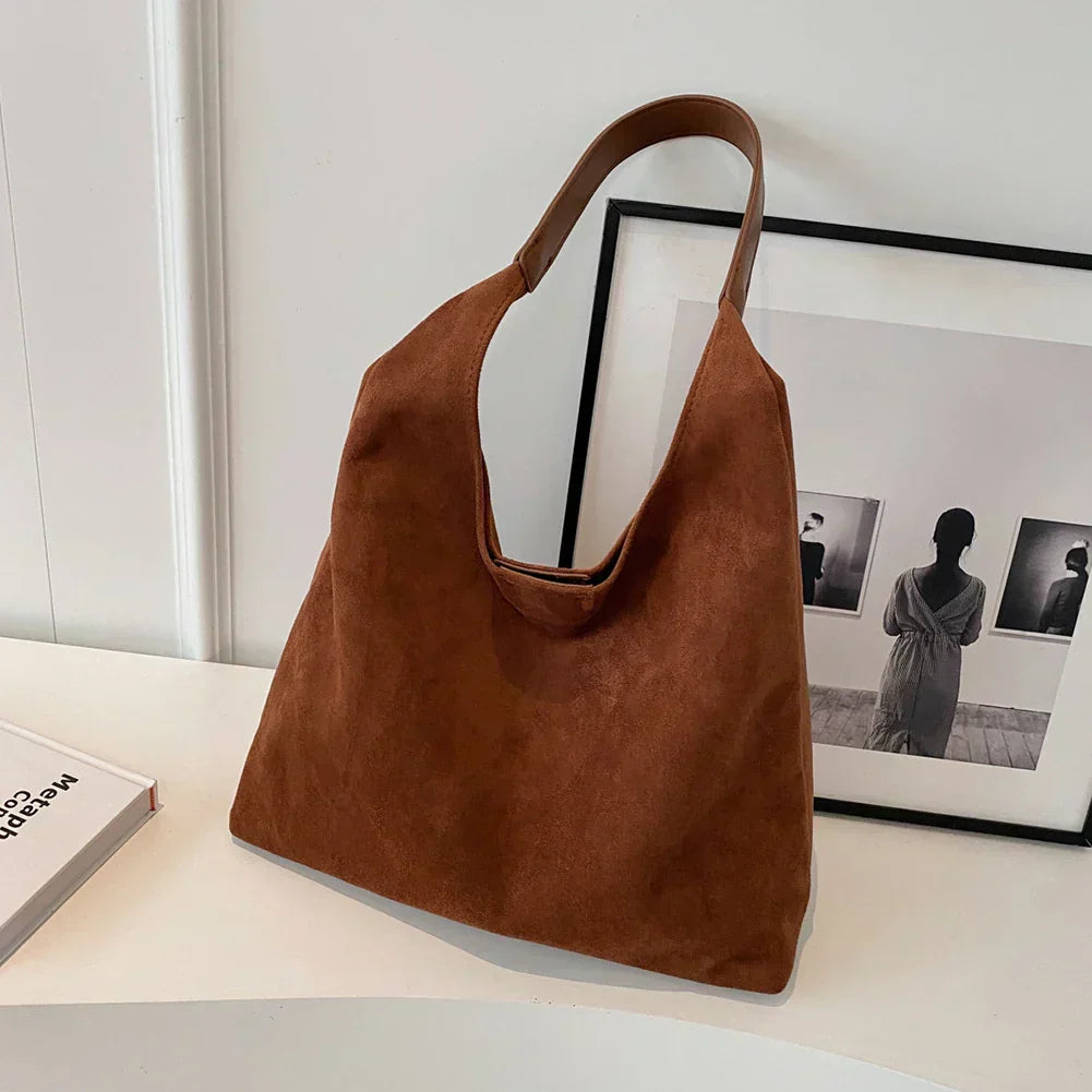 Suede Shoulder Bag